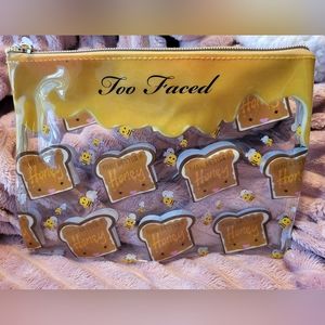 Too Faced Peanut Butter and Honey makeup bag